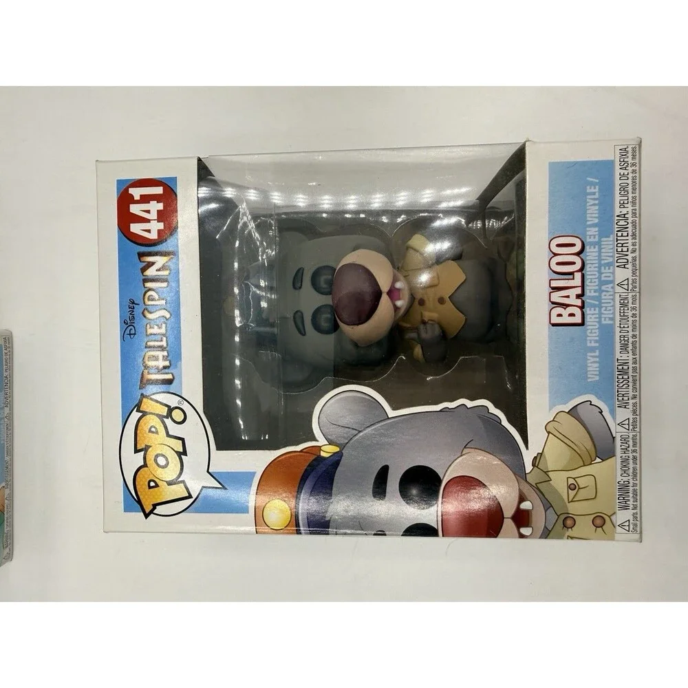 Disney Funko Pop Talespin Louie 444 & Baloo 441 Vinyl Figures